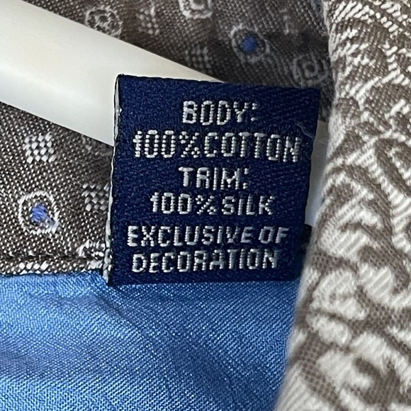 Robert Graham Shirt Mens Extra Large Brown Blue Long Sleeve Button Up Adult - Picture 9 of 11